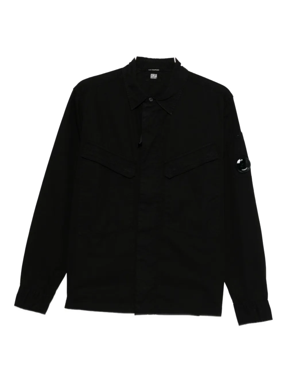 C.P. Company Lens-detailed shirt jacket | Black | Image 1