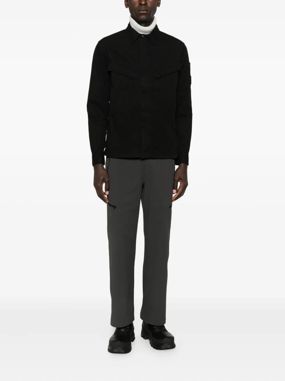 C.P. Company Lens-detailed shirt jacket | Shirt Jackets | Image 2