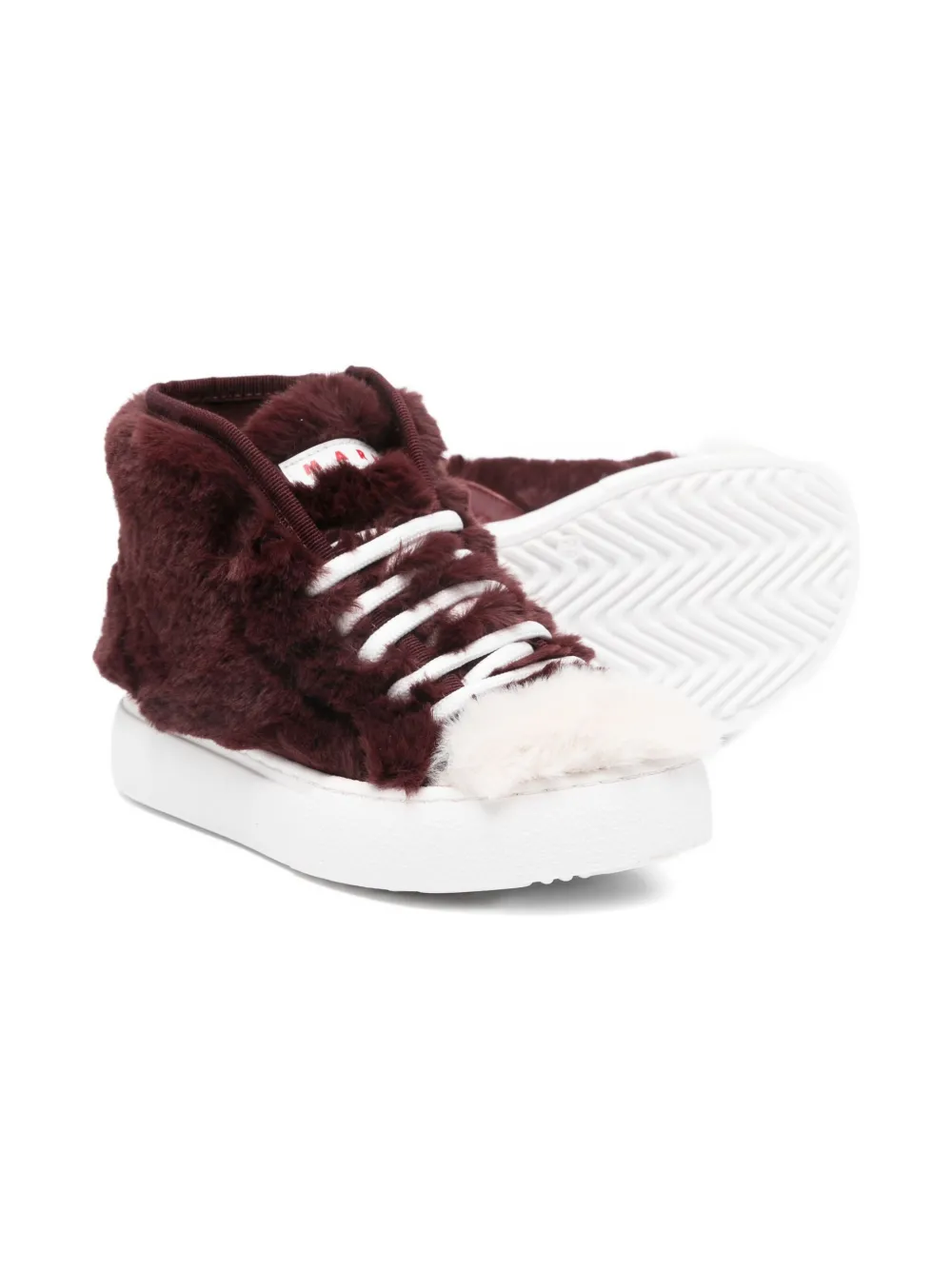 Marni Kids faux-fur sneakers | Teen Girl Shoes | Image 2