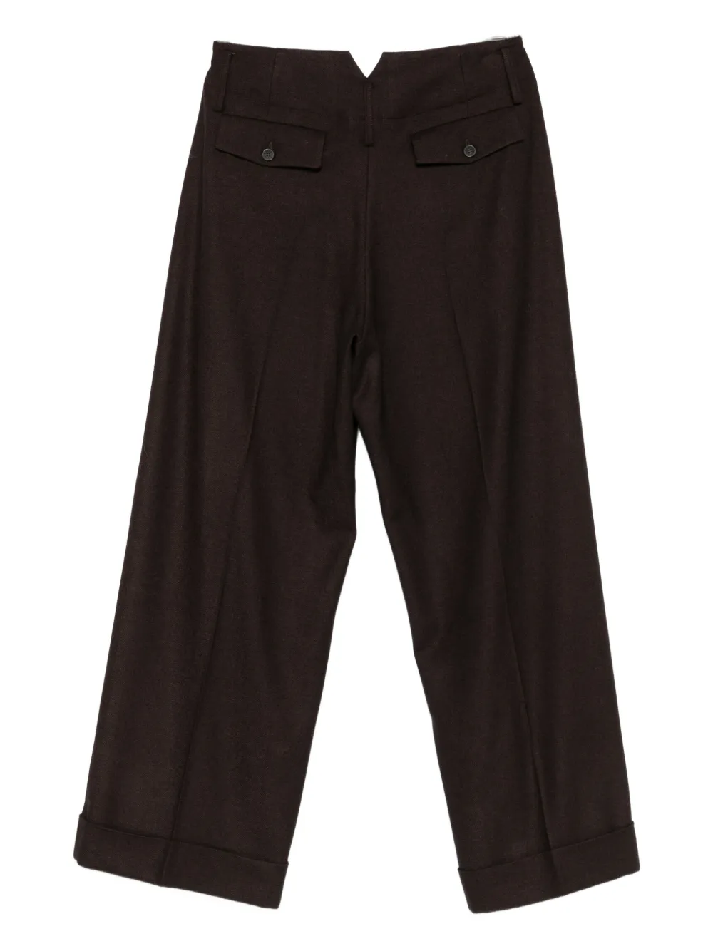 Alysi straight-leg trousers - Bruin