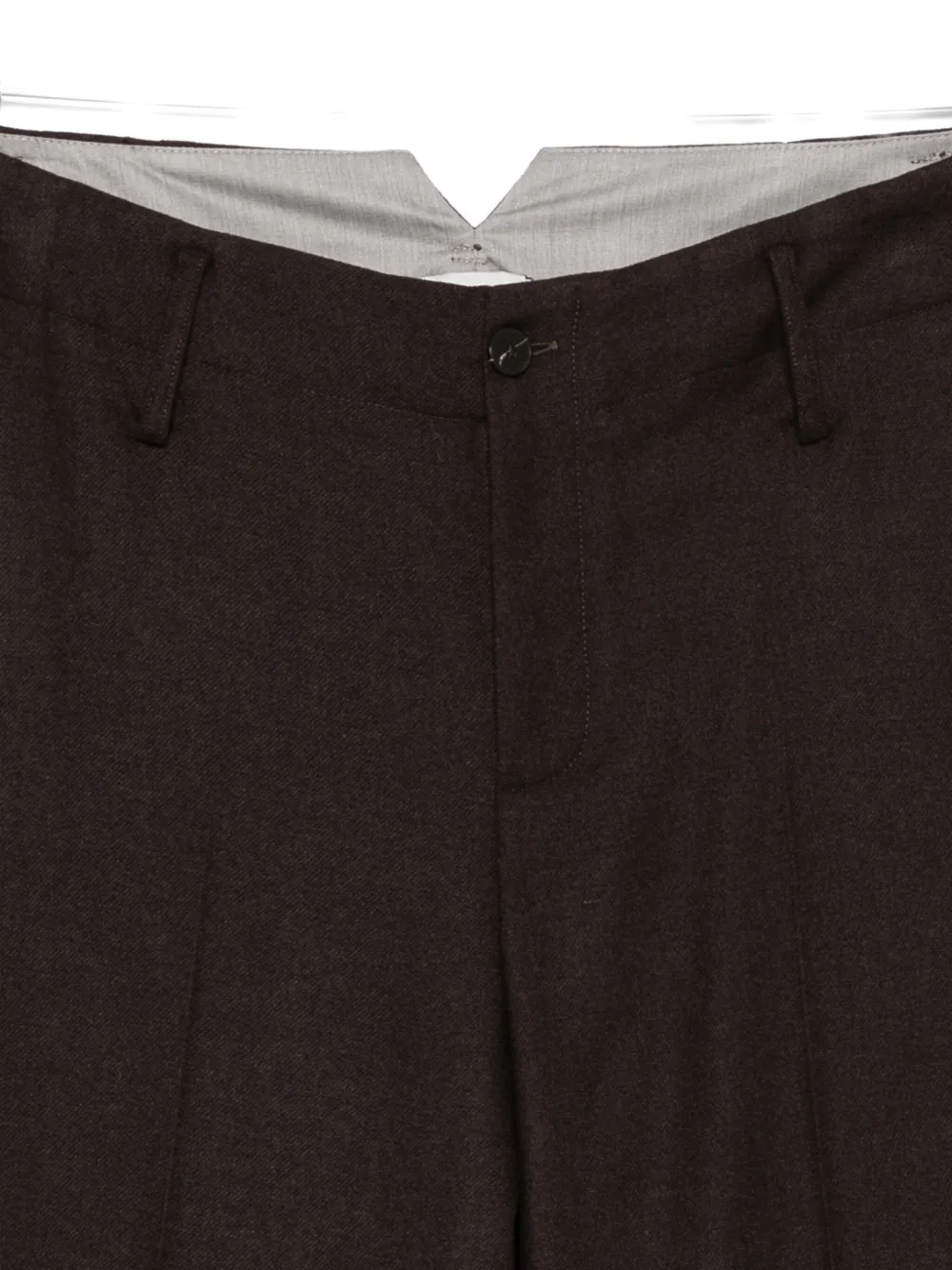 Alysi Straight-leg Trousers In Brown