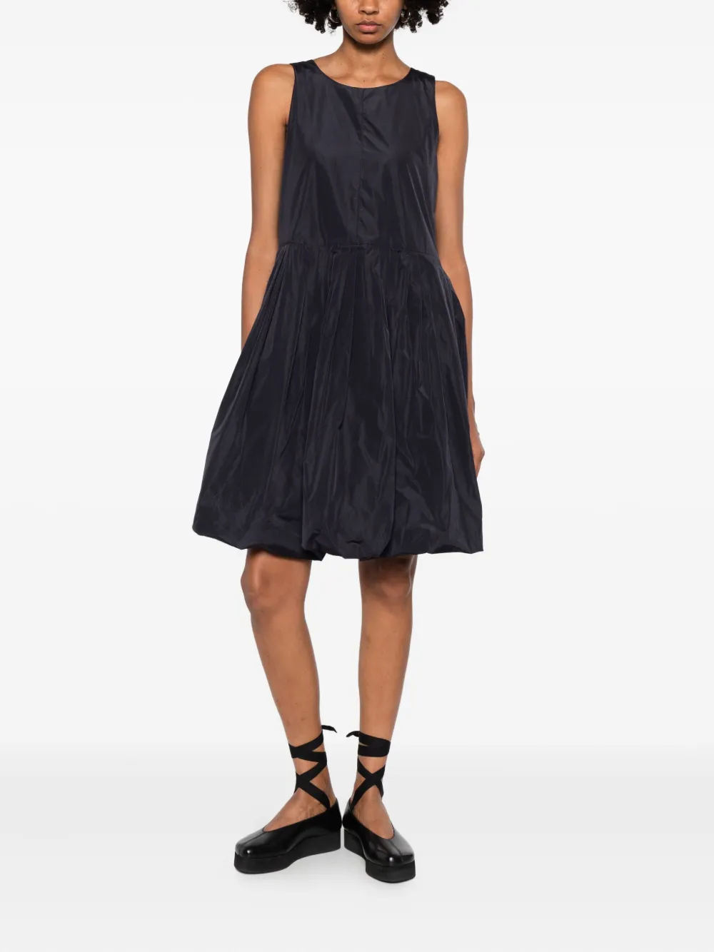 SUSANNE BOMMER pleated dress - Blauw