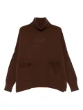 Ma'ry'ya roll-neck sweater - Brown