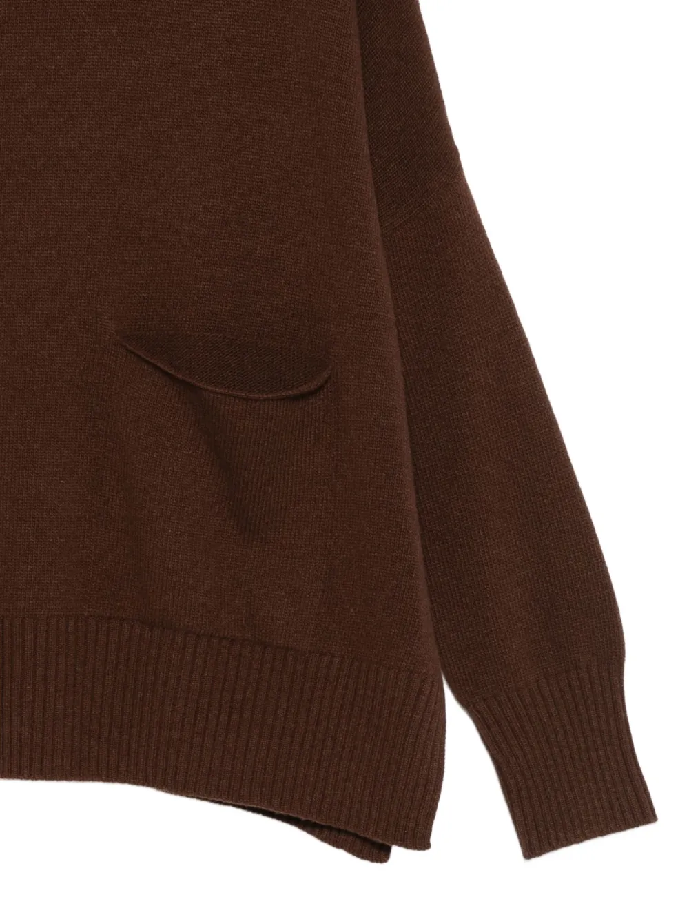  Ma'ry'ya Roll-neck Sweater - Brown 