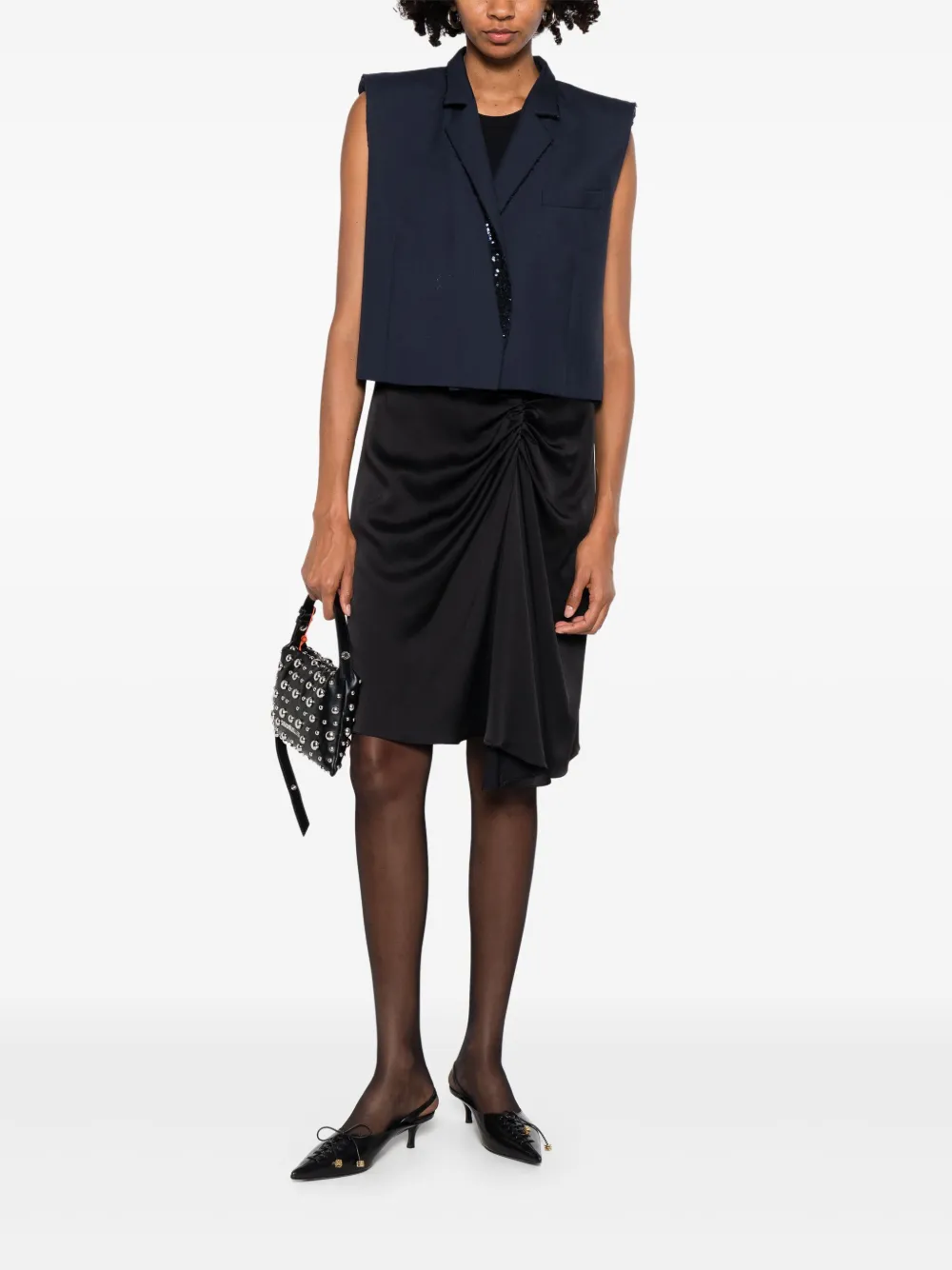 Lutz Huelle ruched asymmetric skirt | Asymmetric & Draped Skirts | Image 2