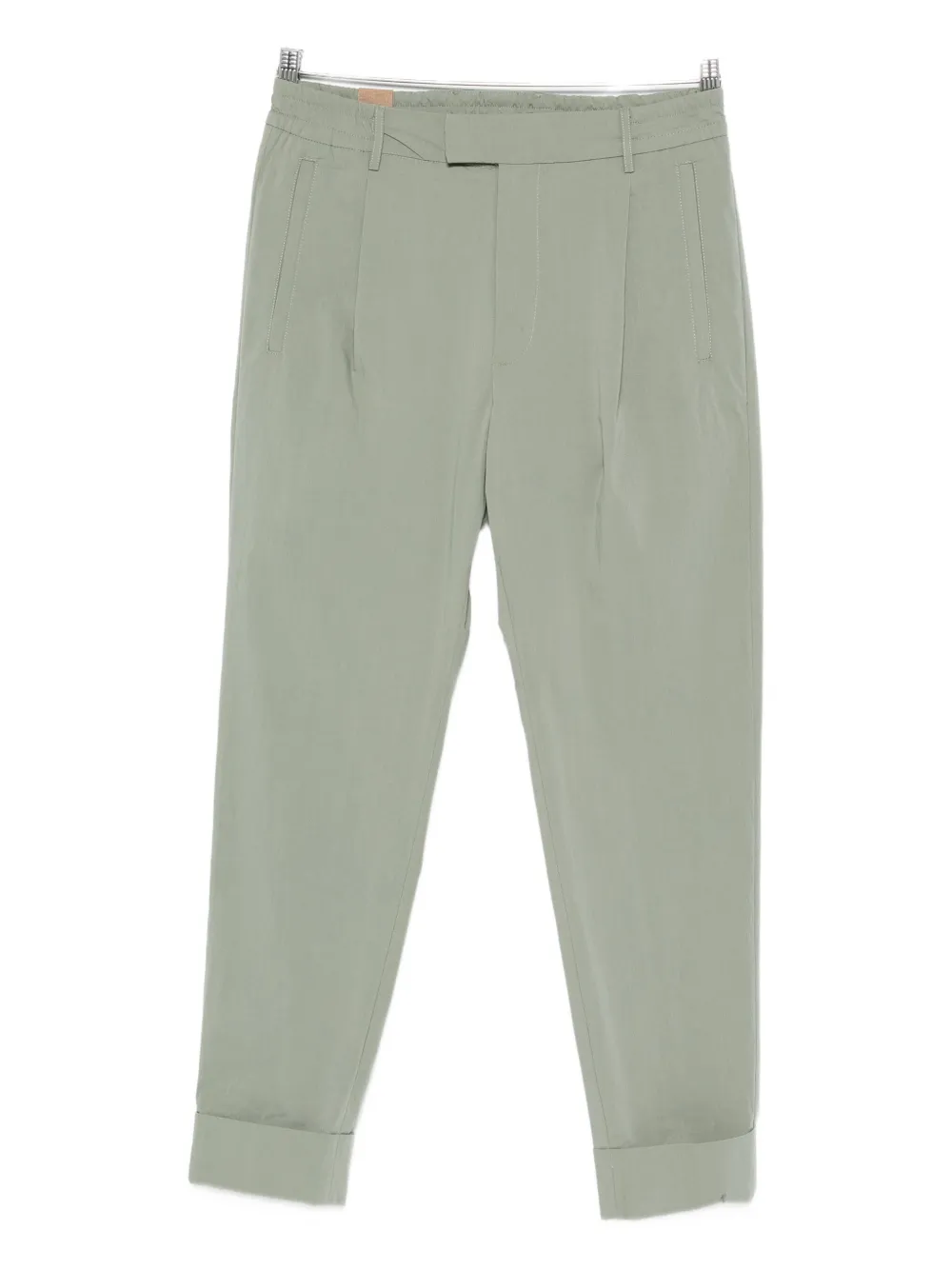 Hosio pleat-detail trousers | Green | Image 1