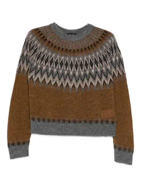 Roberto Collina patterned sweater 