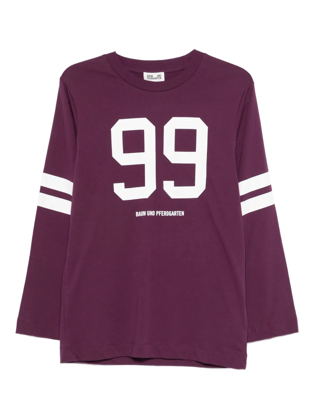 Baum Und Pferdgarten number-print T-shirt - Viola