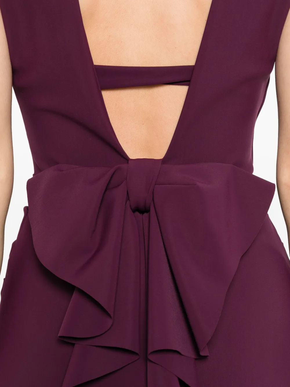CHIARA BONI La Petite Robe Eman maxi-jurk met ruches Paars