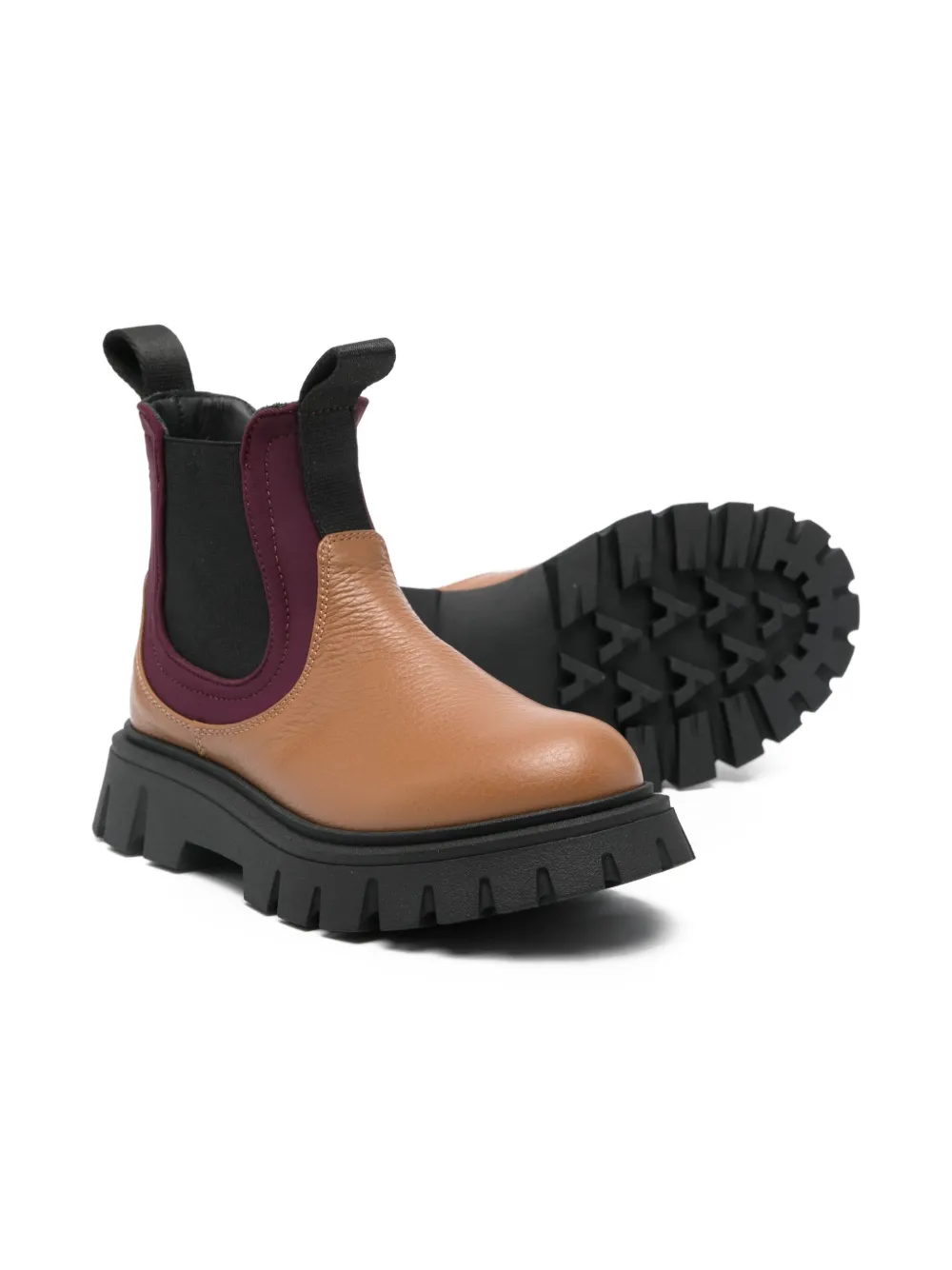 Marni Kids bottines en cuir à semelle crantée | Bottines | Image 2
