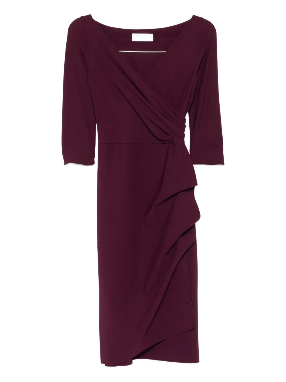 CHIARA BONI La Petite Robe Florien ruffled wrap dress | Red | Image 1