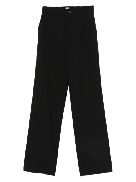 Covert straight-leg trousers