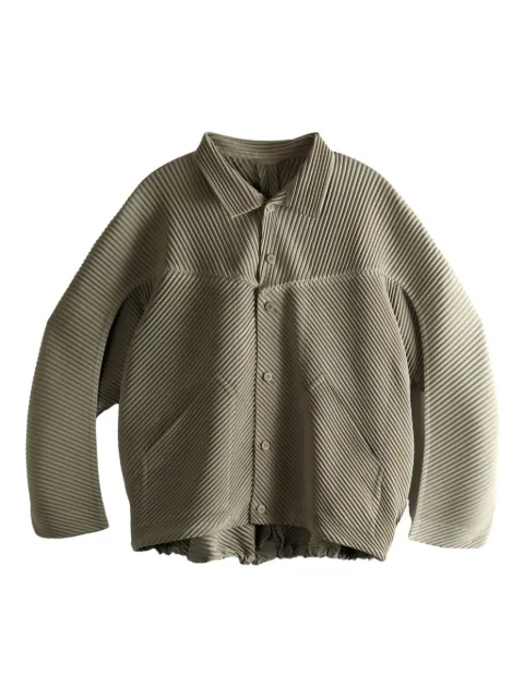 Homme Plissé Issey Miyake pleated shirt jacket