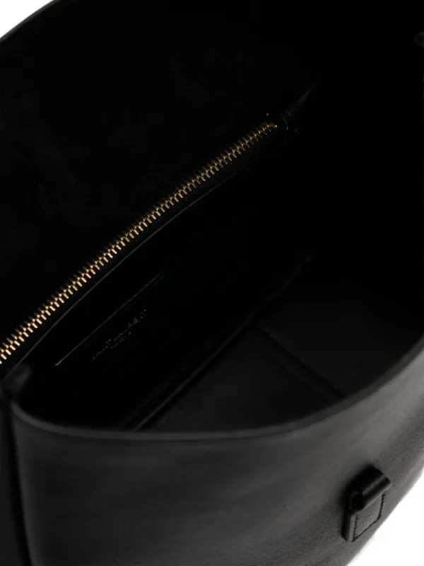 Saint Laurent カサンドラ レザーショルダーバッグ | ブラック
