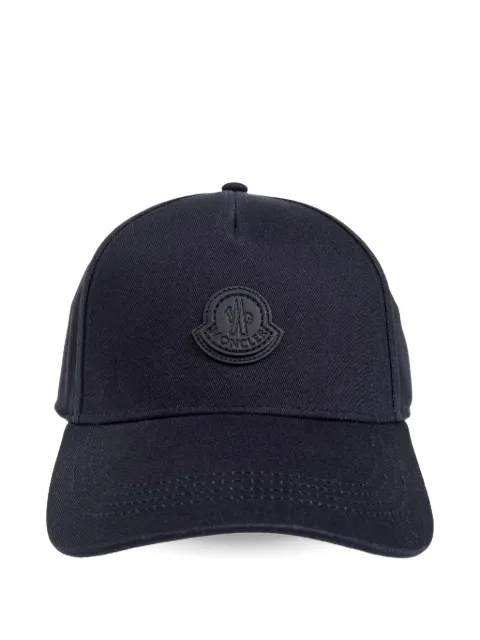 Moncler logo-patch cap