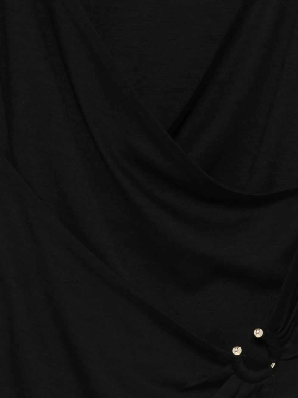 CHIARA BONI La Petite Robe Asymmetrische blouse Zwart