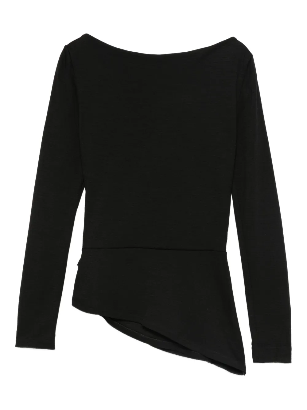 CHIARA BONI La Petite Robe Asymmetrische blouse Zwart