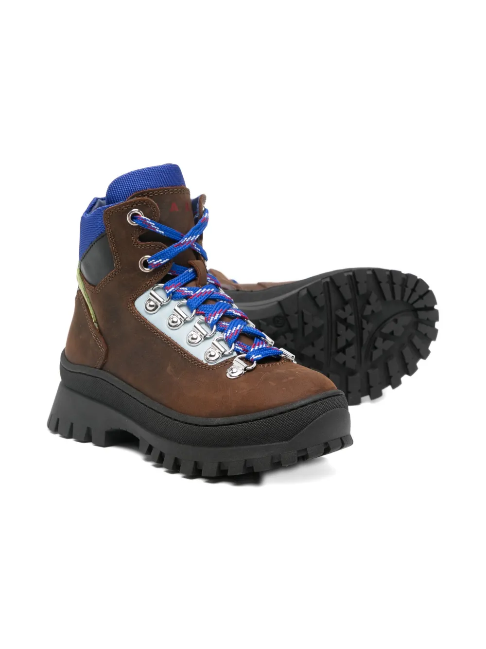 Marni Kids lace-up lug-sole boots | Ankle Boots | Image 2