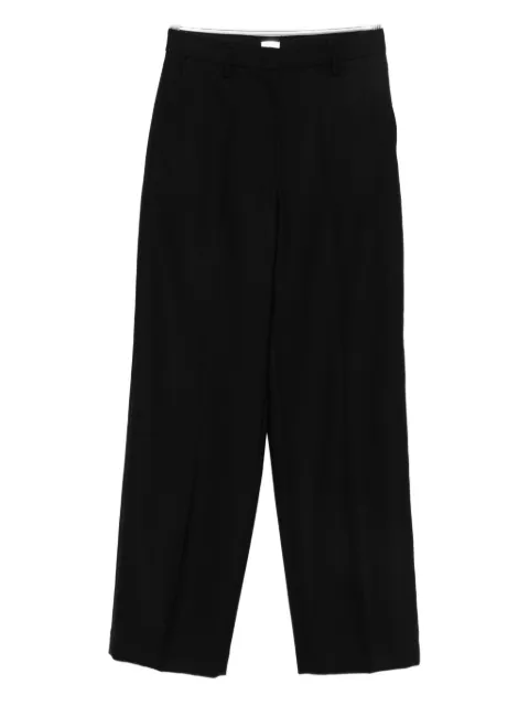 Covert pressed-crease trousers 