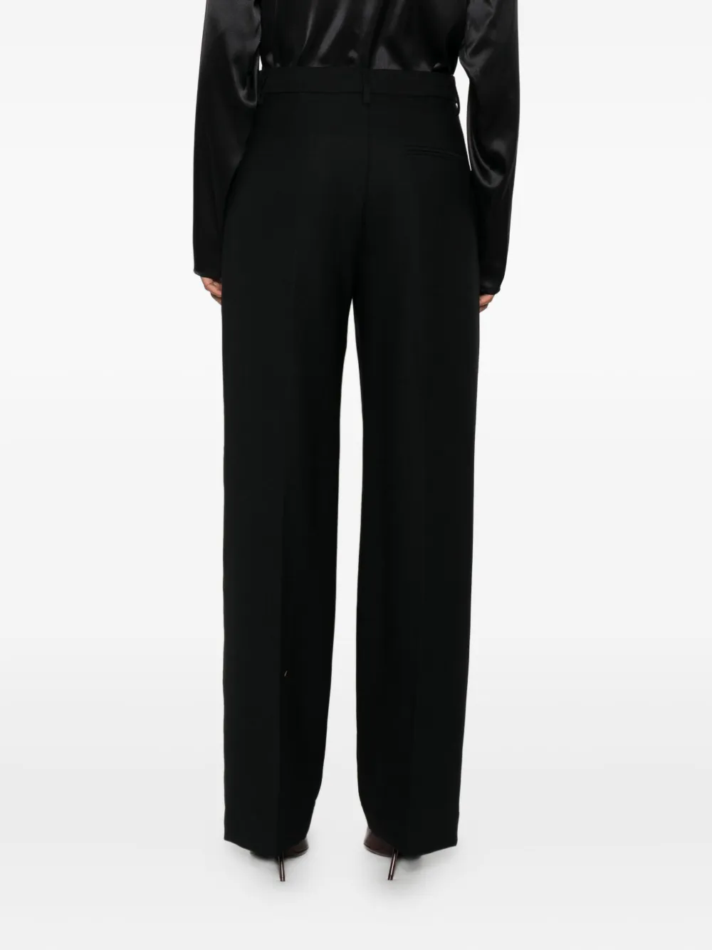 Covert Broek met plooi Zwart