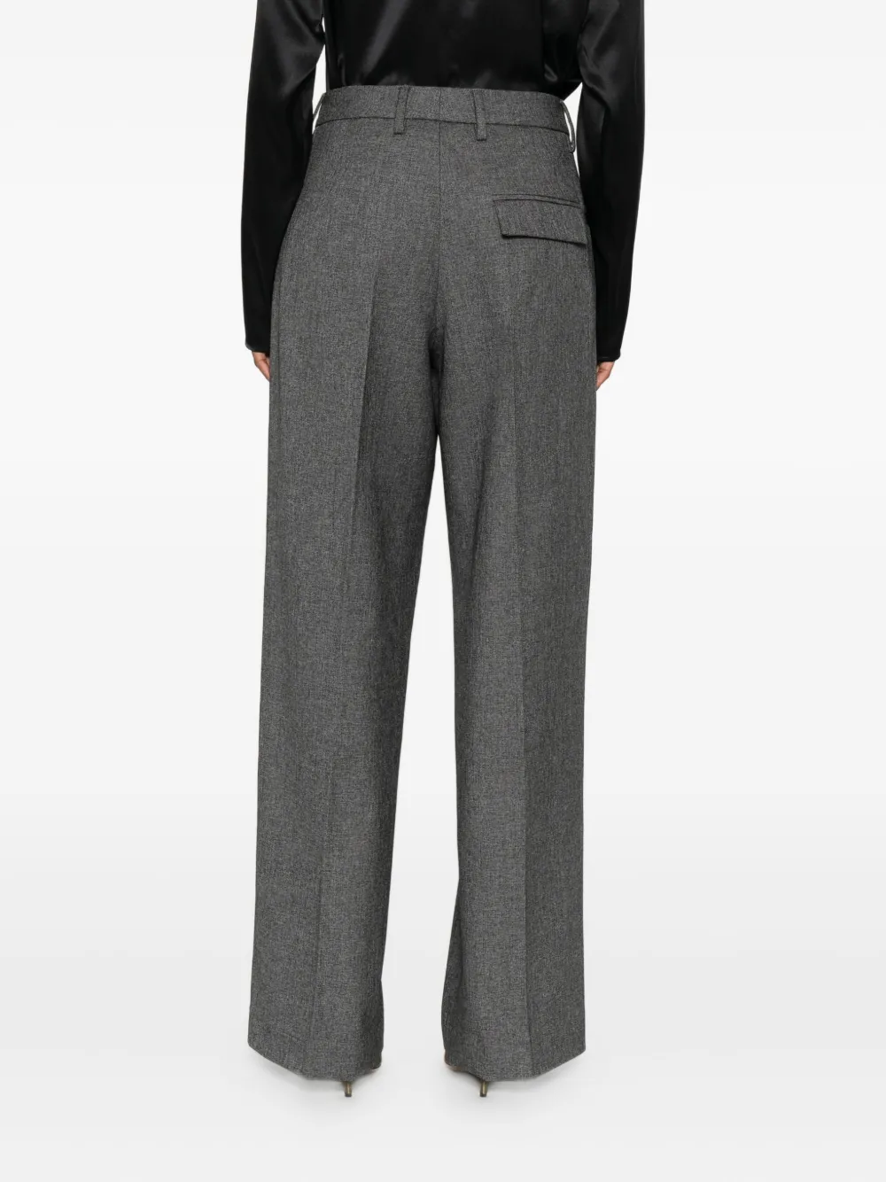 Covert Broek met geplooid detail Grijs