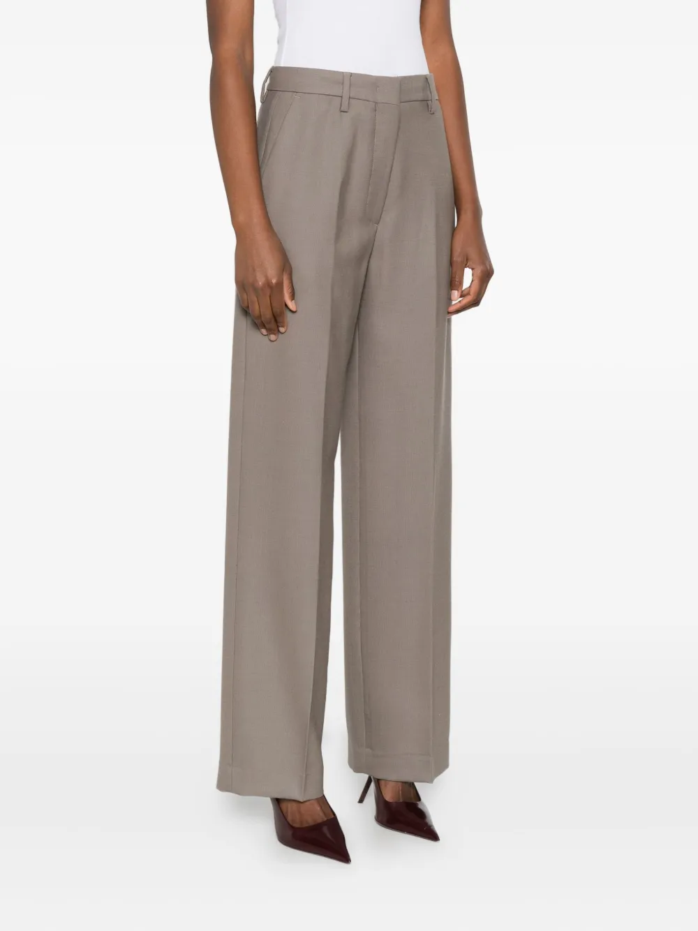 Covert Plooibroek Beige