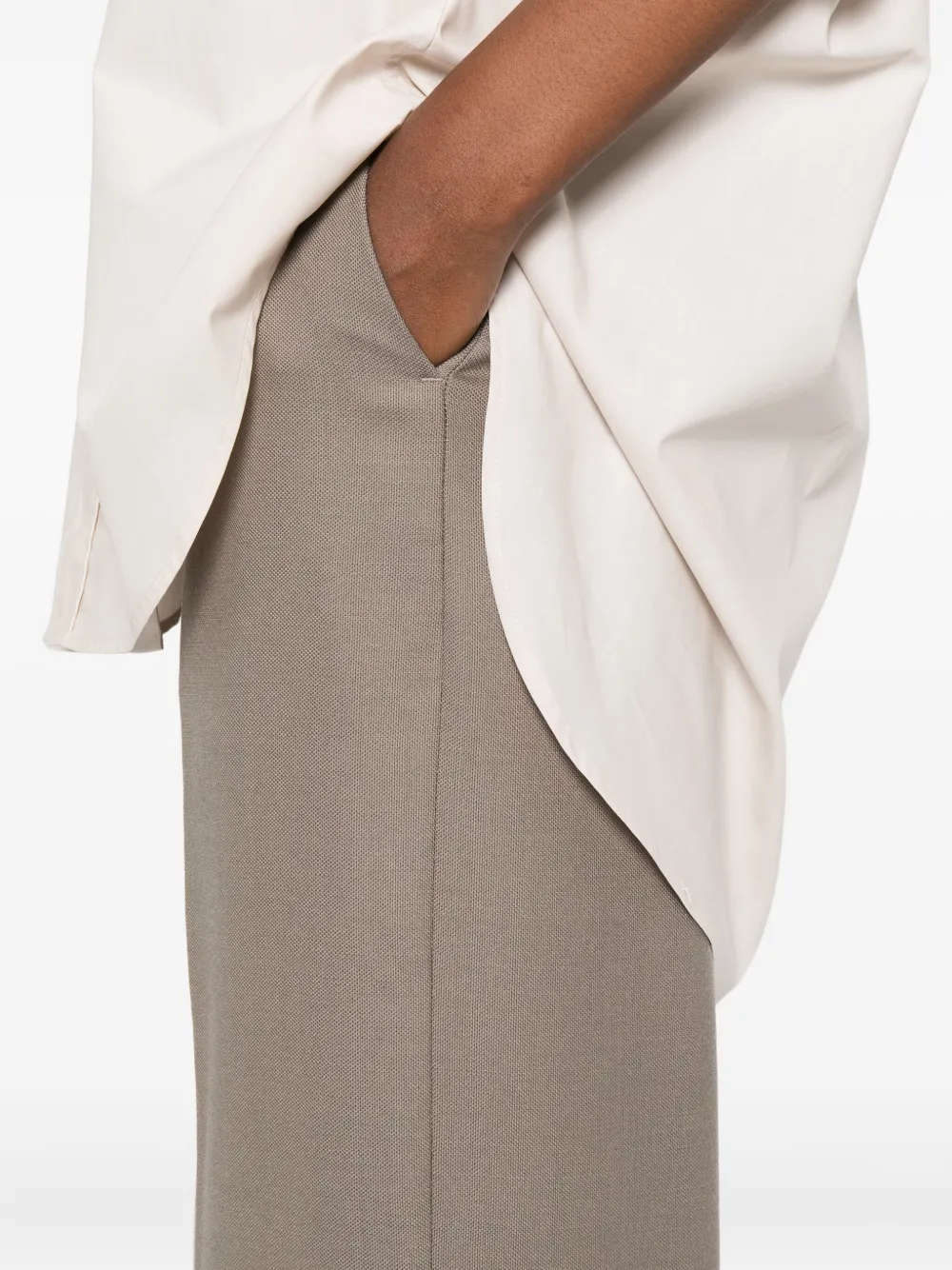 Covert Plooibroek Beige