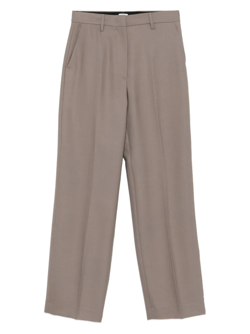 Covert pressed-crease trousers | Neutrals | Image 1