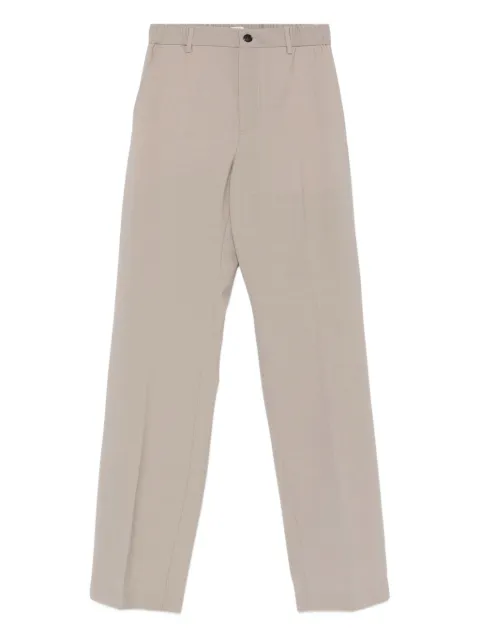 Covert pressed-crease trousers 