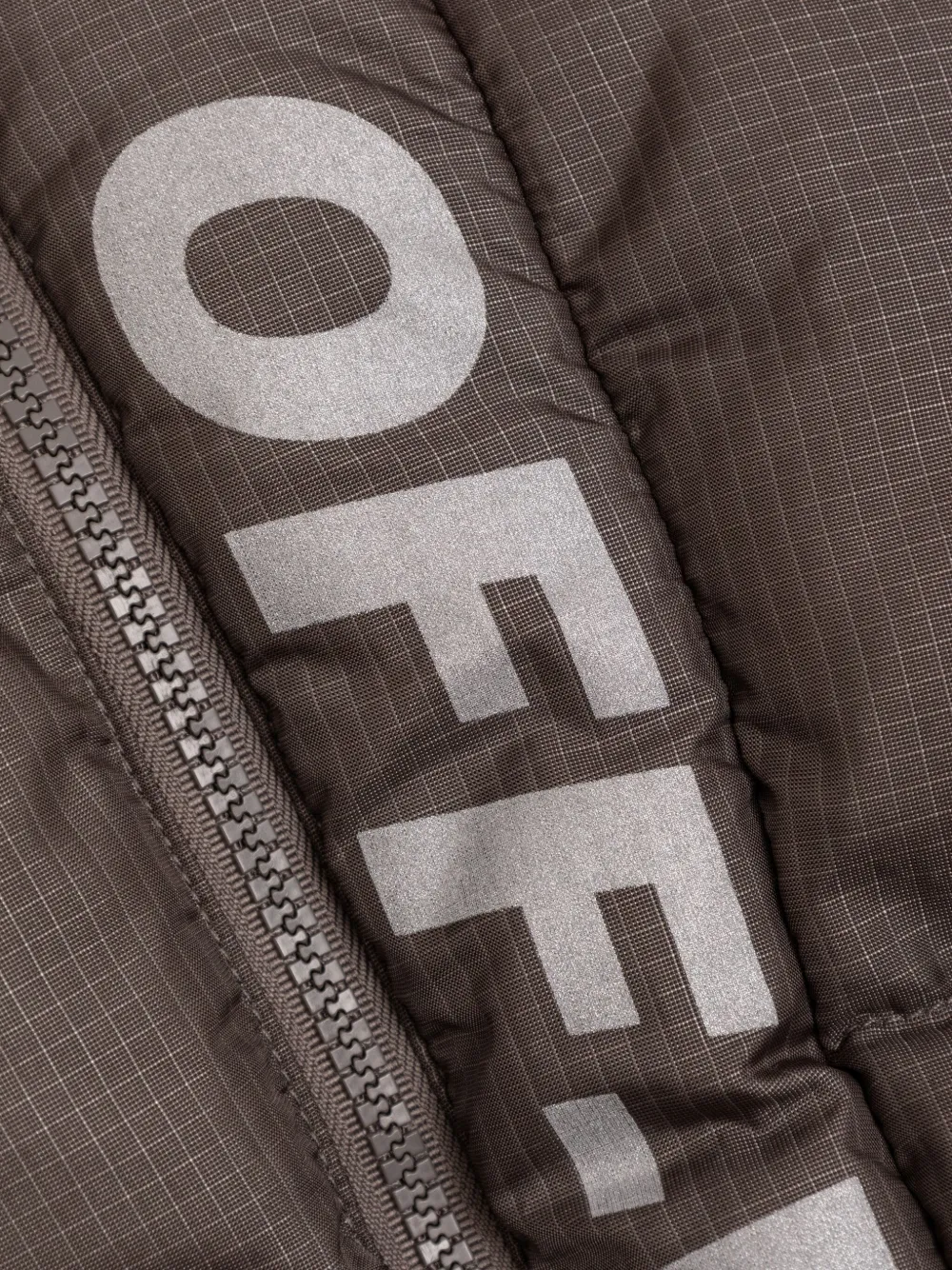 Off-White Kids Jack met capuchon Bruin