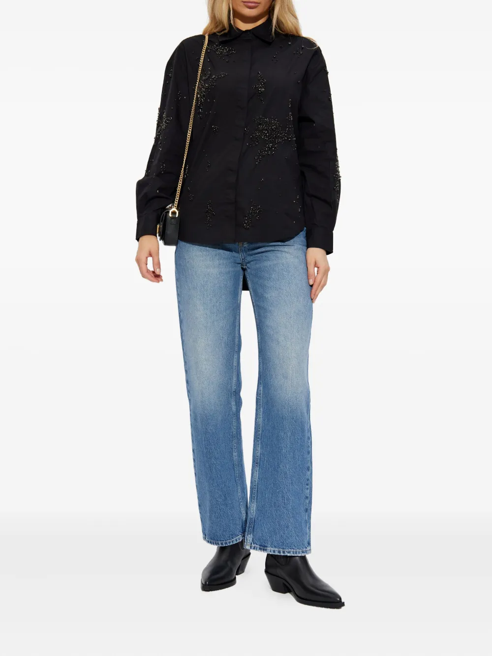 AllSaints Straight jeans - Blauw