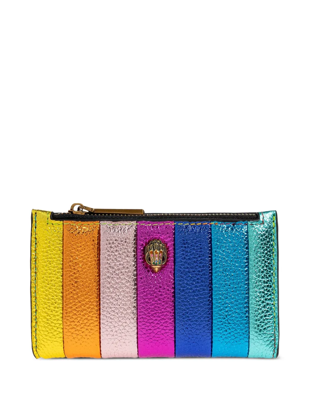 Kurt Geiger London Kensington striped bi-fold wallet - Blu