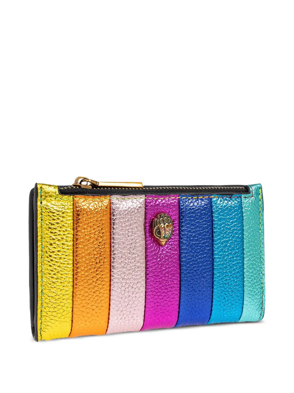 Kurt Geiger London Kensington gestreepte portemonnee Blauw