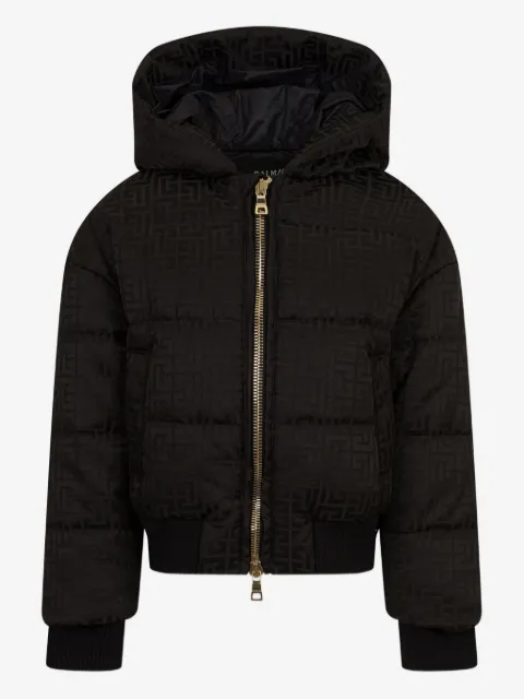 Balmain Kids chamarra con capucha