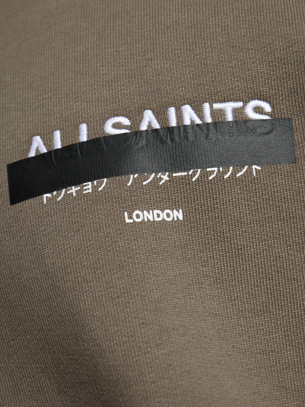 AllSaints Redact trui met capuchon Groen