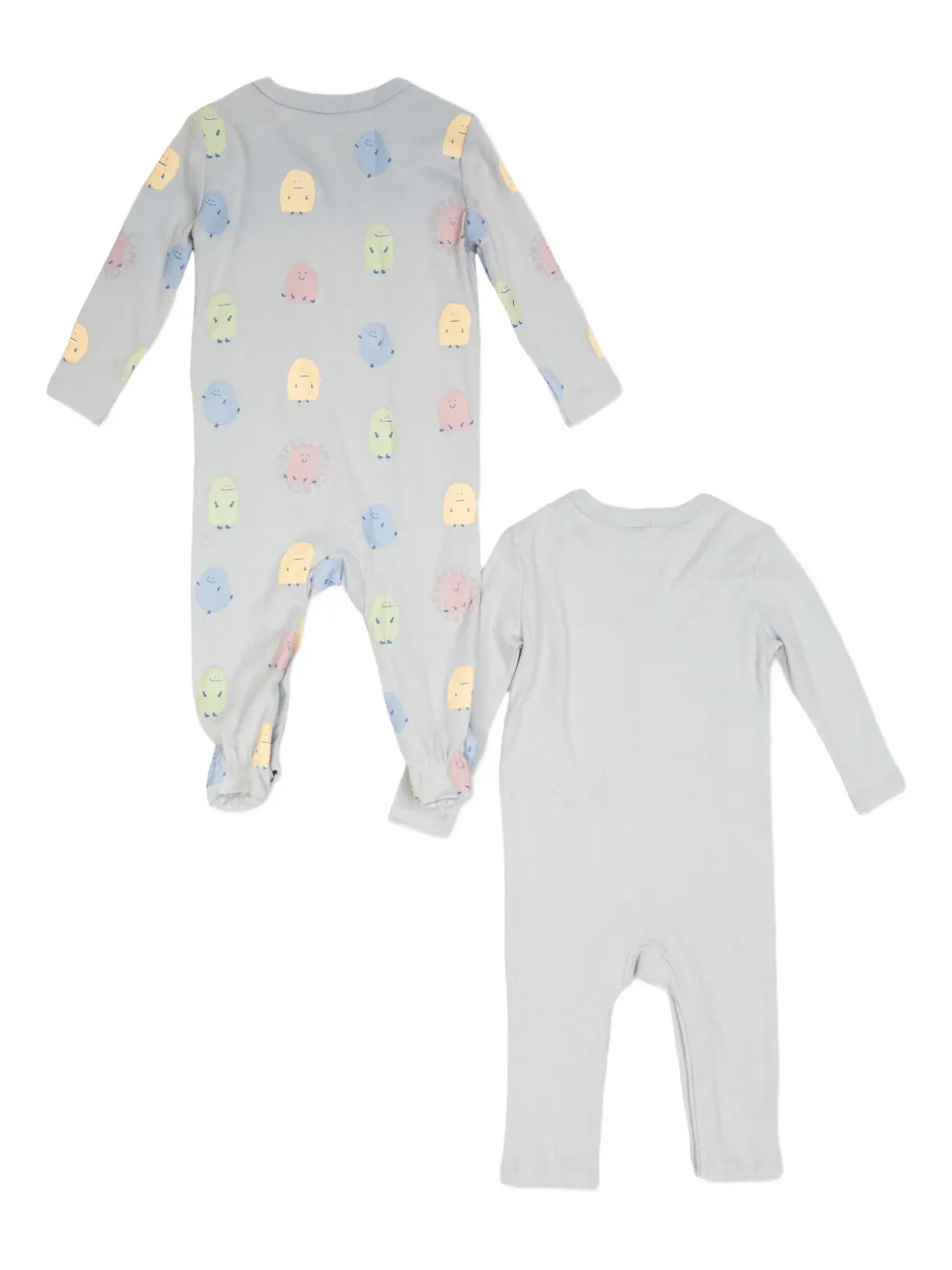 Stella McCartney Kids monster-print pajamas (set of two) - Grijs