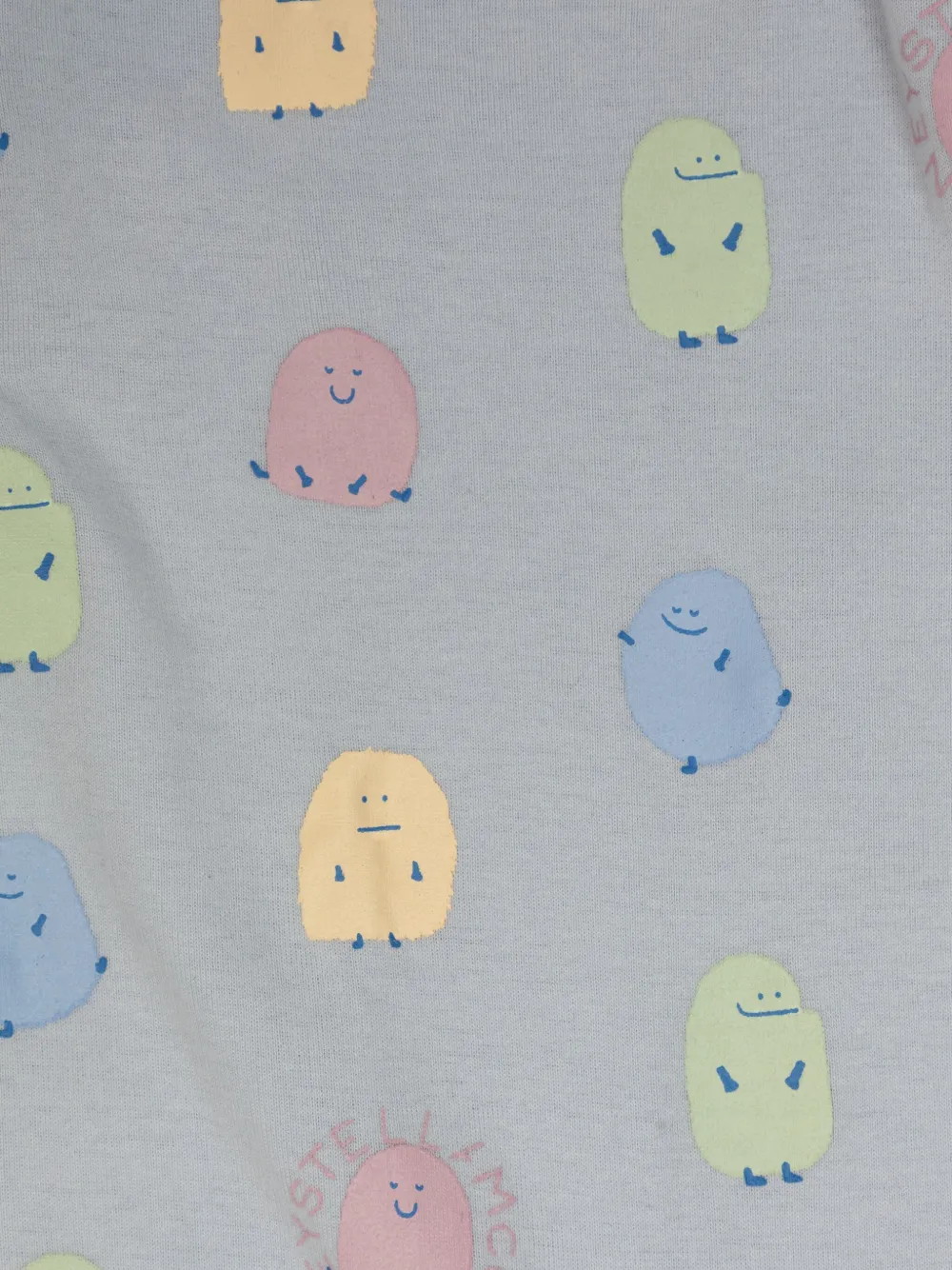 Stella McCartney Kids Twee pyjama's met monsterprint Grijs