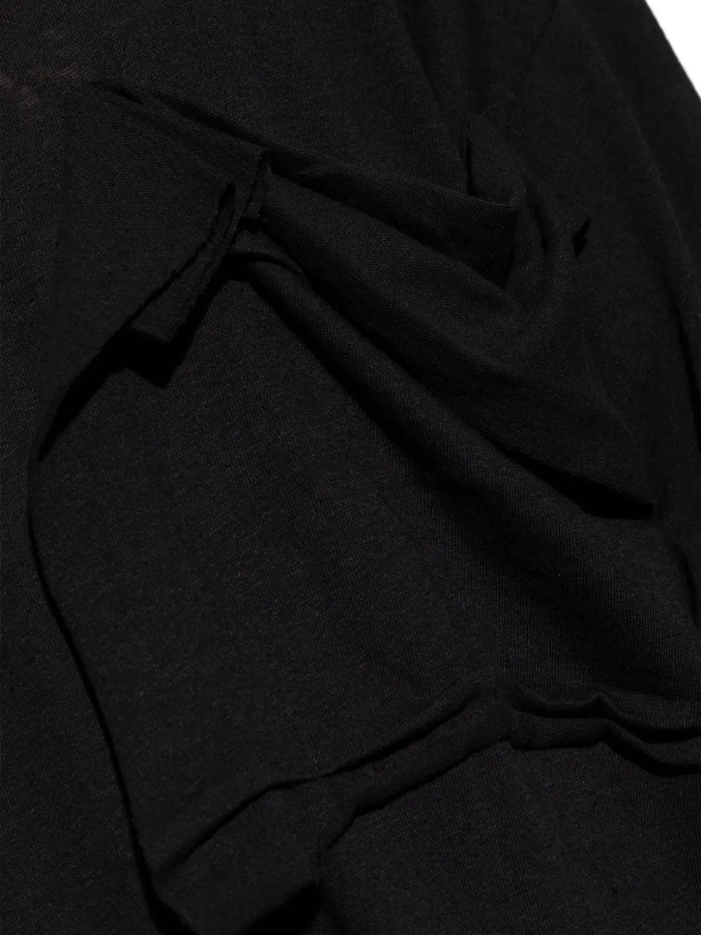Yohji Yamamoto T-shirt met borstzak Zwart