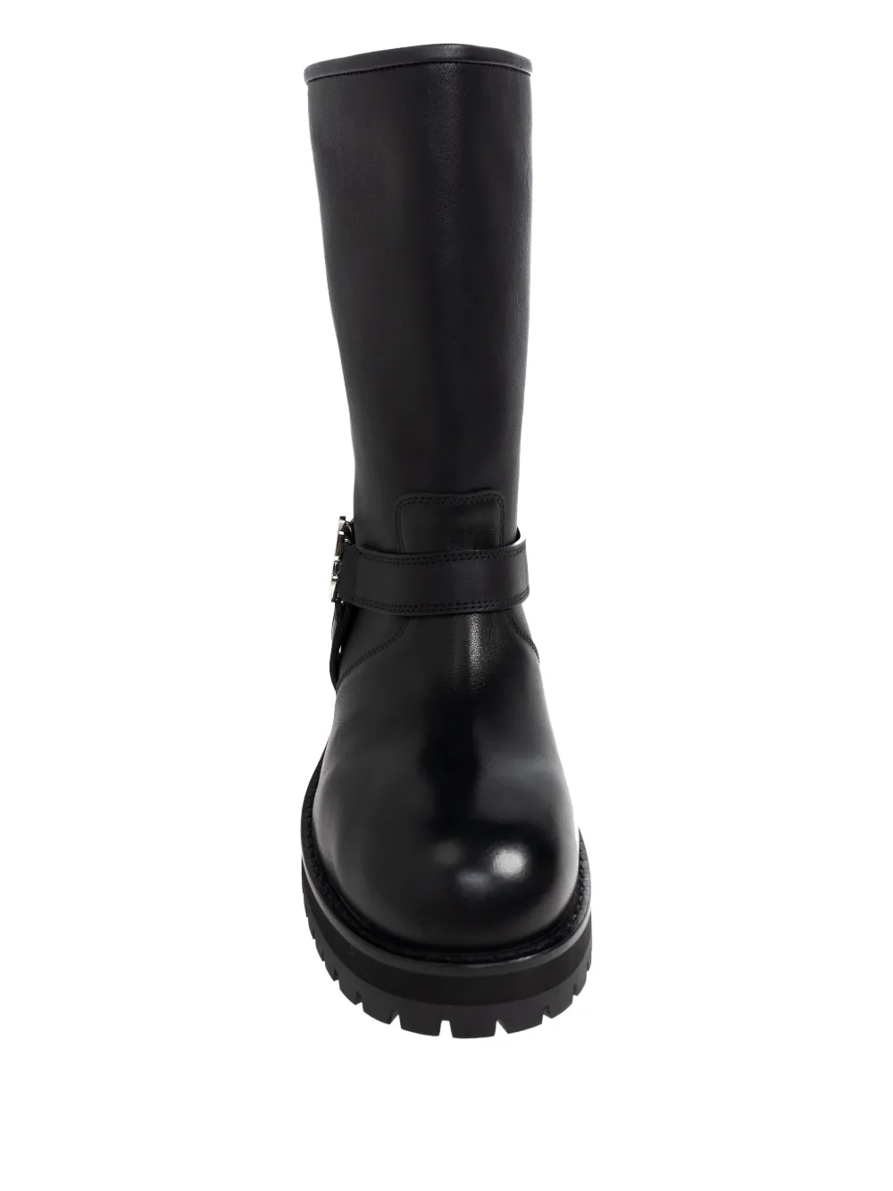 Off-white 40mm Buckle Strap Boots In Black