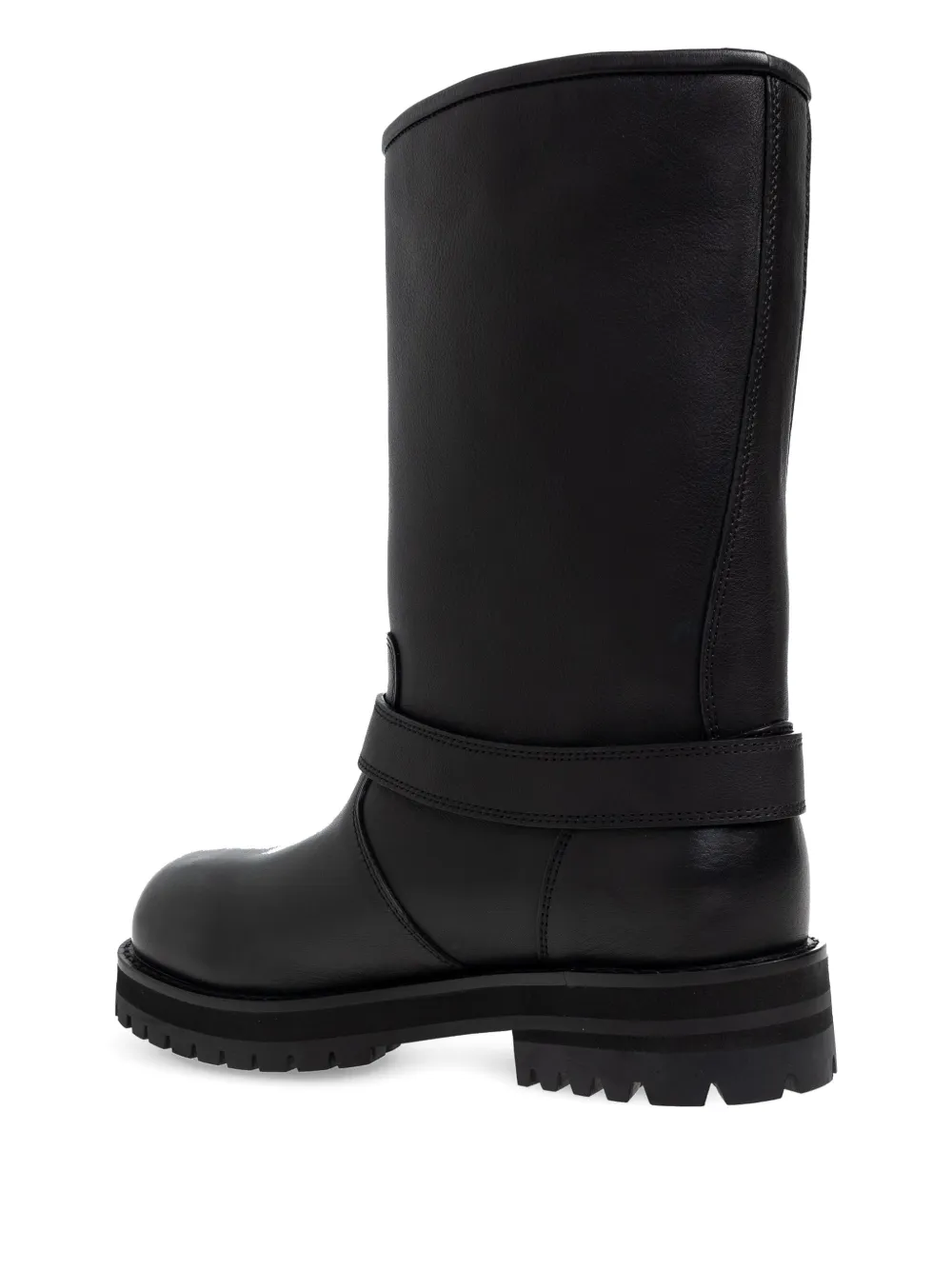 Off-white 40mm Buckle Strap Boots In Black