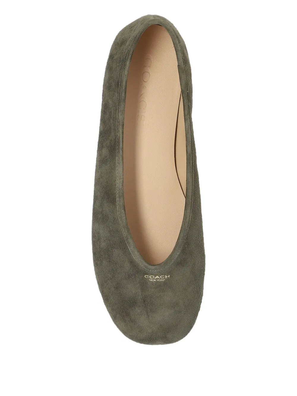 Coach Suede Ballet Flats In Multi