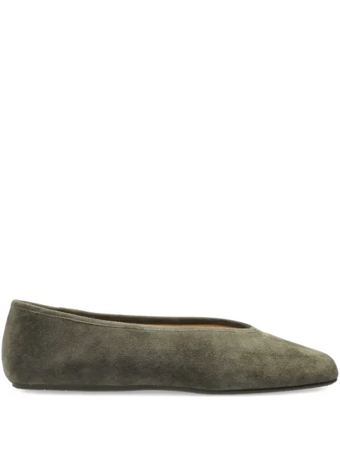 Coach suede ballet flats