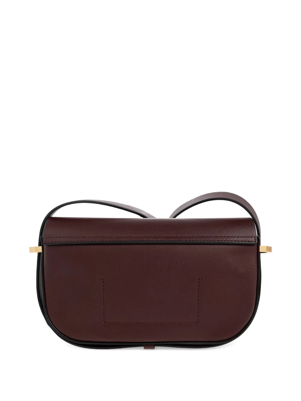 Allsaints Womens Dark Red Etta Branded Leather Cross-body Bag In Red