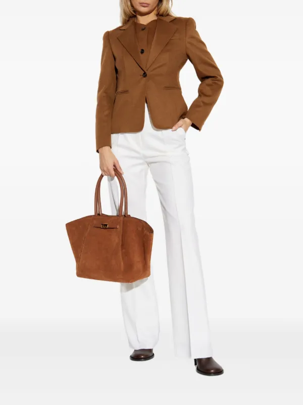 Max Mara Glenn ウールジャケット | ブラウン | FARFETCH JP