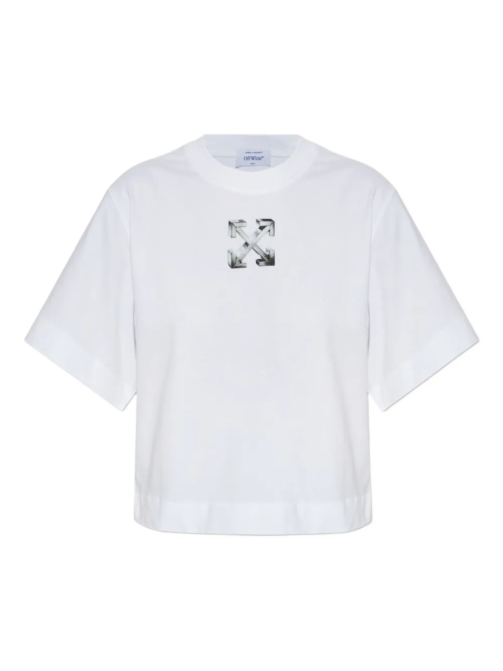 Off-White logo graphic T-shirt - ホワイト Off-White logo graphic T-shirt - ホワイト