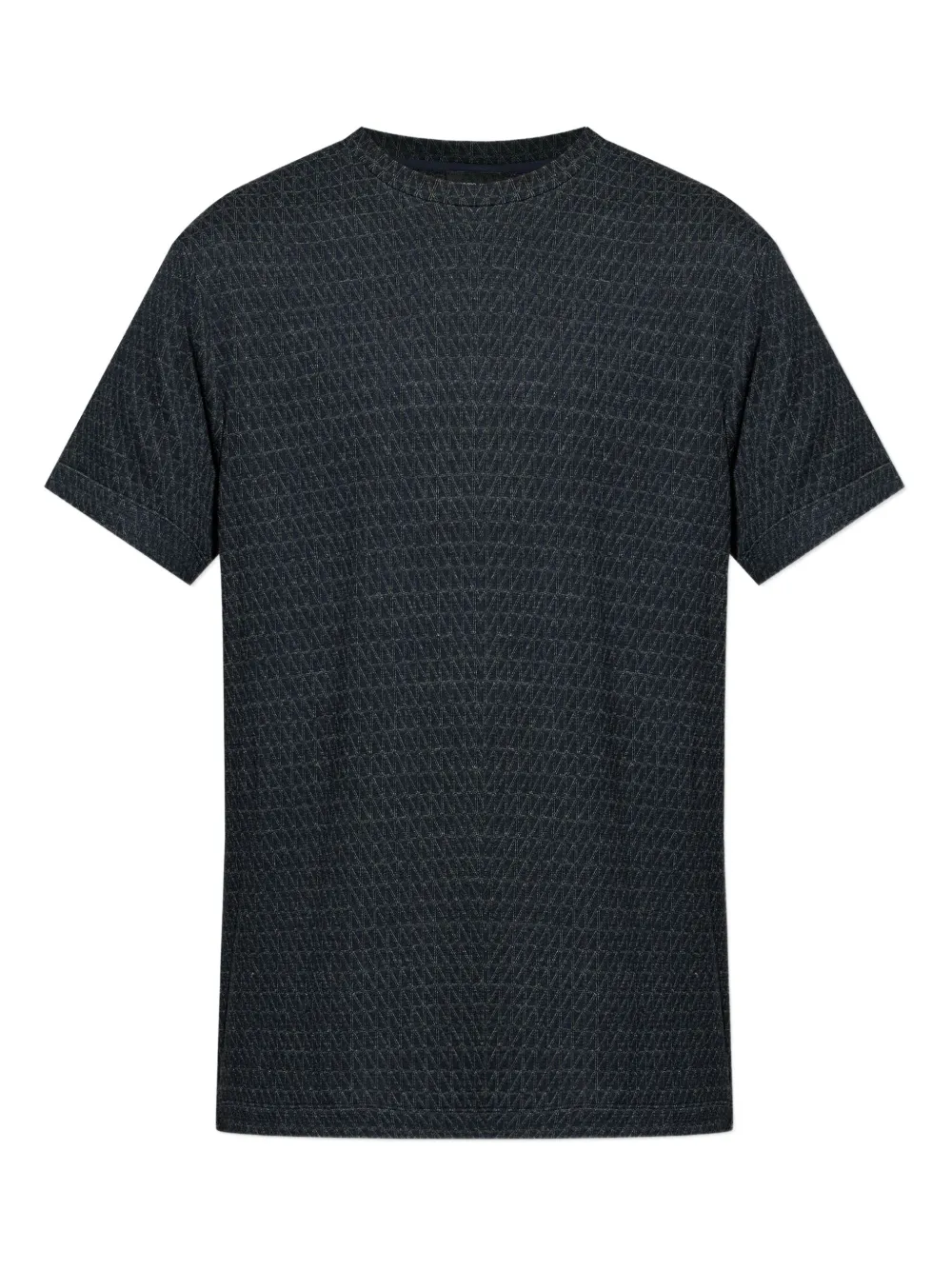 Giorgio Armani playera con motivo en jacquard | azul | Image 1