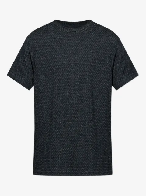 Giorgio Armani patterned-jacquard T-shirt