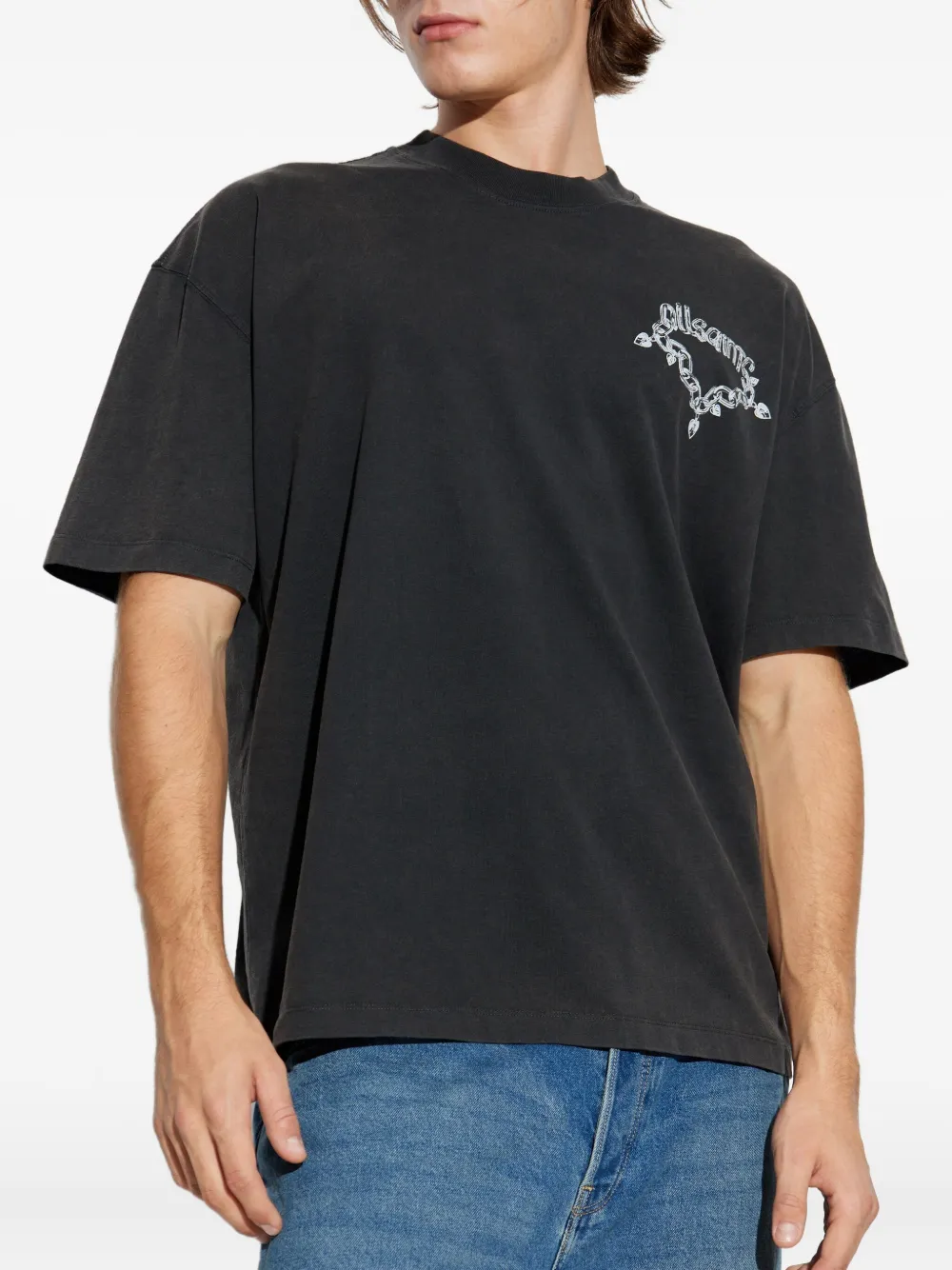 Drip Chain Print T-Shirt