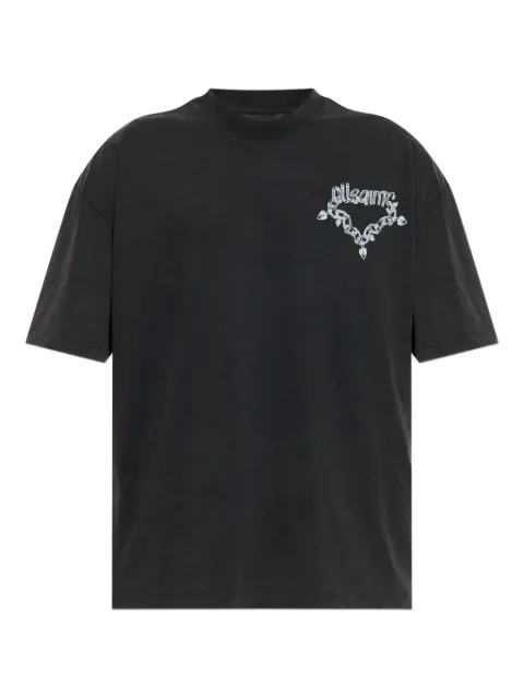 AllSaints drip chain print t-shirt