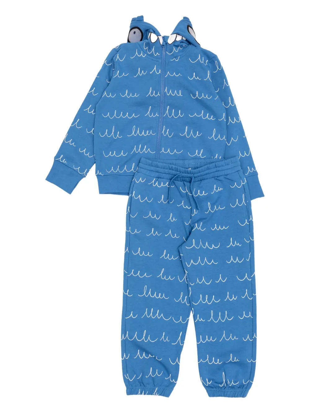 Stella McCartney Kids monster-print tracksuit - Blu